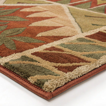Modern Abstract Rug, Earth Tones – Vivotee