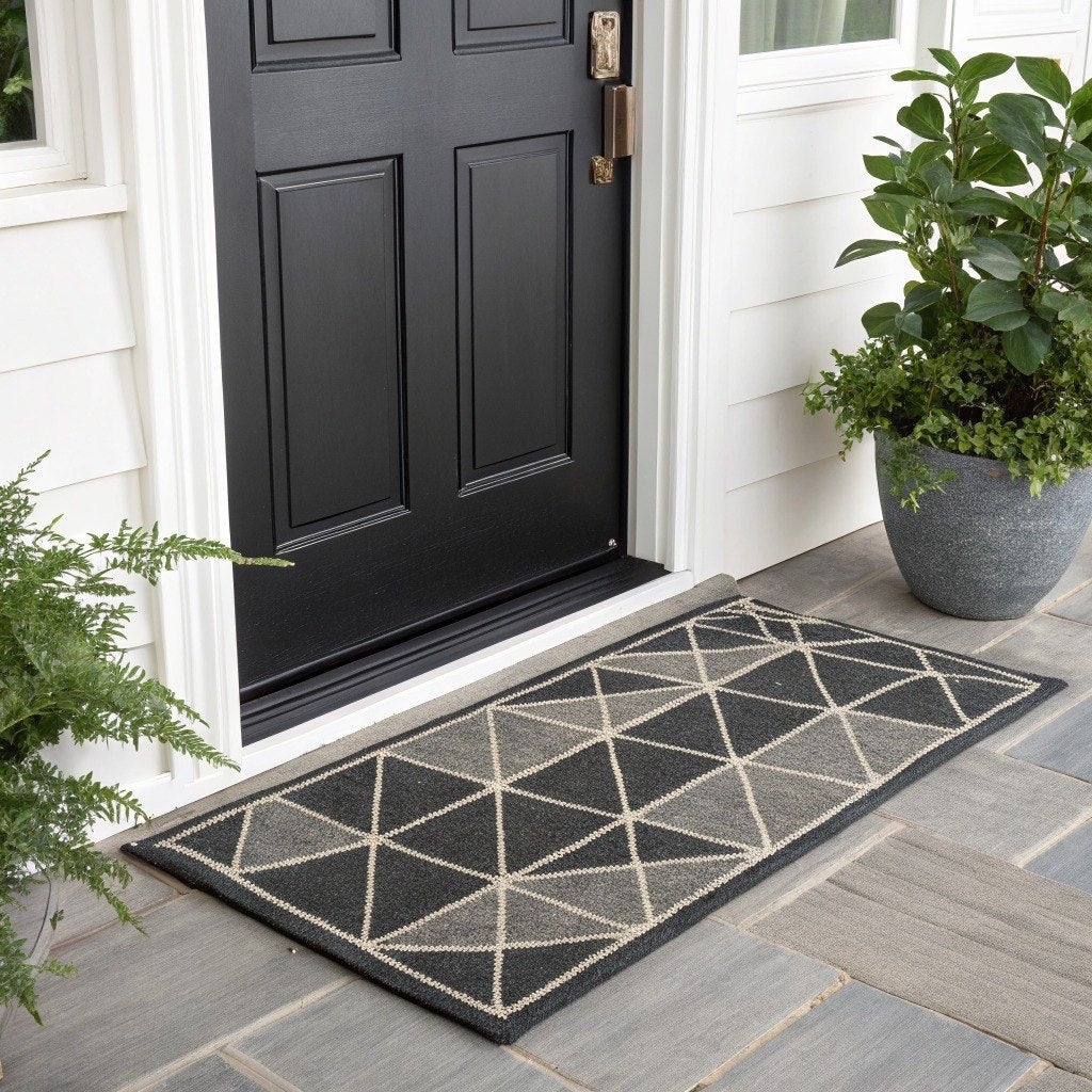 Non-Slip Doormat, Geo Lines – Vivotee